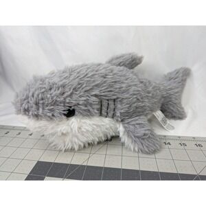 Fiesta Gray Shark Scruffy Plush 15 Inch Stuffed Animal Toy